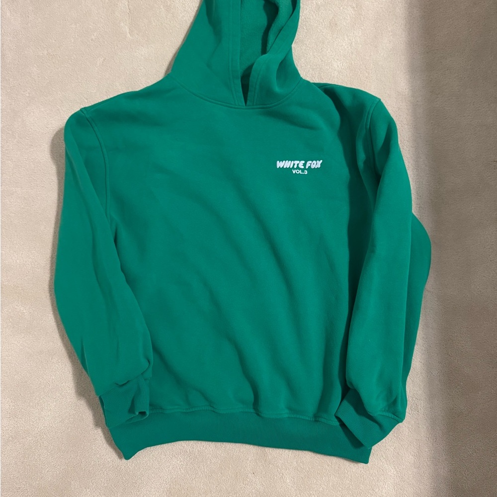 White Fox Boutique Green Hoodie